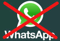 Запрет в Китае на WhatsApp