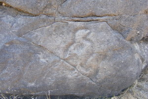 Каменные рисунки в Сакачах 